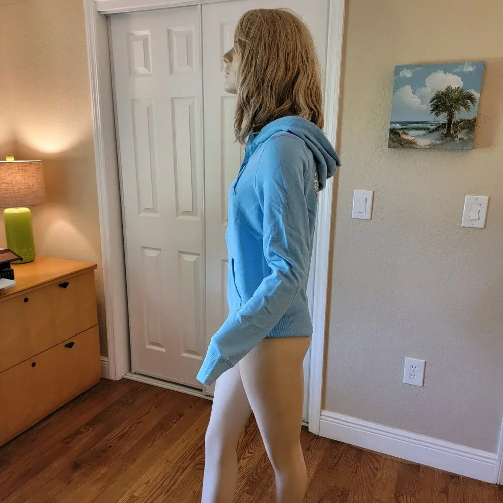 Victoria's Secret Supermodel Sweatpants + Hoodie Jacket Size M EXC - Picture 4 of 10